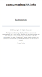 Mobile Screenshot of consumerhealth.info
