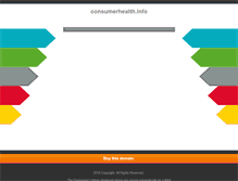 Tablet Screenshot of consumerhealth.info